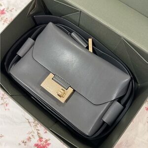 Allsaints Slate Grey Frankie Crossbody